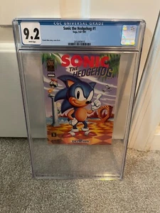 Sonic the Hedgehog Comic #1 Fall 1991 Sega Genesis Promo Limited Edition CGC 9.2 - Picture 1 of 1