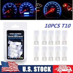 Para Ford F-150 10x T10 194 168 Azul LED Bombillas Panel de Instrumentos Guantera Luces - Imagen 1 de 11