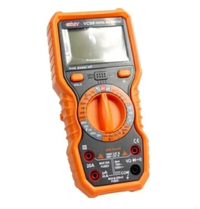 TESTER MULTIMETRO DIGITALE PUNTALI RILEVATORE AMPERE FARAD OHM VC99 - Foto 1 di 6