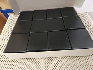 12 cajas de regalo de anillo de terciopelo negro - estuches de joyería vacíos - nuevos - sin joyas - Imagen 1 de 7