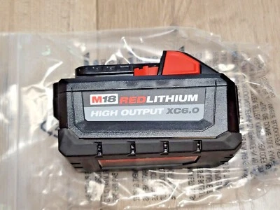 Milwaukee M18 Red Lithium XC 6.0 High Output Battery Pack #48-11-1860 Foto 1 de 3
