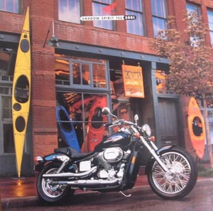 2001 Honda Shadow Spirit 750 Motorcycle Brochure Xlnt - Picture 1 of 1