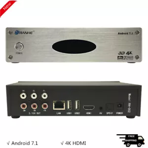 Video Decoder Hard Disk Player 5.1 4K HDMI Android 7.1 Wireless Wifi DTS AC3 - Picture 1 of 6