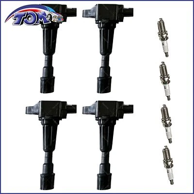 Kit de 4 bobinas de encendido y 4 bujías para Mazda 2 L4 2011-2014 1,5 L UF655 Foto 1 de 4