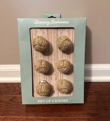 TOMMY BAHAMA Set of 12 Drawer ROPE Pulls Knobs New - Image 1 of 4
