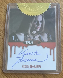 2012 Rittenhouse HBO True Blood Premiere Autograph Card Kristin Bauer - Picture 1 of 2