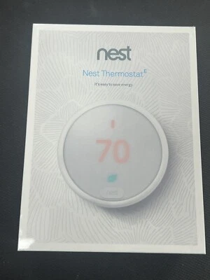 Google T4000ES, Nest Thermostat E, Smart Thermostat White **SEALED** - Image 1 of 3