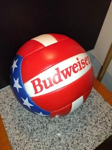 Budweiser Official Size Volleyball Patriotic Red White Blue Stars Stripes. NEW. - Picture 1 of 6