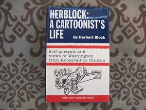'Herblock: A Cartoonist's Life' by Herbert Block 1993 1st/2nd VGC Collectible - Picture 1 of 3