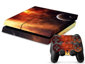 Sony PS4 Playstation 4 Skin Design Aufkleber Schutzfolie Set - Universe Motiv - Bild 1 von 2