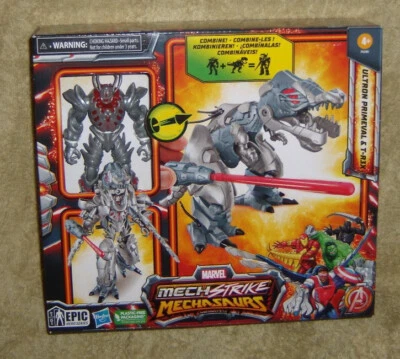 Marvel Mech Strike Mechasaurs Ultron Primeval con T-R3X Mechasaurio Foto 1 de 4