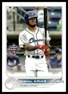 2022 Topps Pro Debut #PD-142 Gabriel Arias Columbus Clippers - Picture 1 of 2