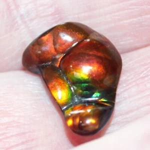 Fire Agate Gem AAA Quality from Slaughter Mountain 5.16 ct. - Picture 1 of 7