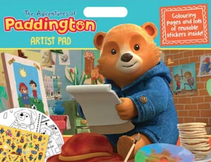 Libro de actividades de dibujo para colorear almohadilla de artista de oso Paddington y 50+ pegatinas - Imagen 1 de 5
