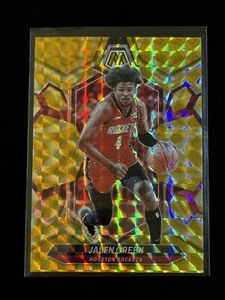 Jalen Green - 2023 Mosaic Yellow Reactive Prizm #51 ROCKETS - Picture 1 of 2