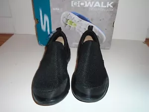Skechers Black Go Walk Evolution Ultra Impeccable Slip On Shoe SZ 7.5 New In Box - Picture 1 of 5