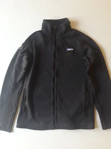 Chaqueta Patagonia Mejor Suéter Mujer L Negro Polar Usado Cremallera Completa con LOGOTIPO - Imagen 1 de 9