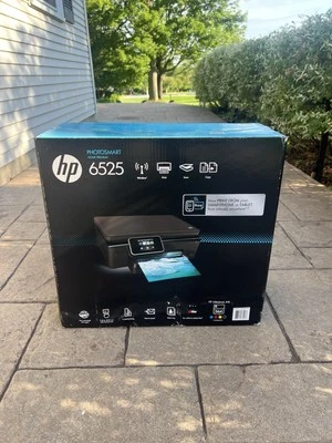 HP Photosmart 6525 All in One Printer Scanner Wireless Touch Screen New Sealed - Image 1 of 4