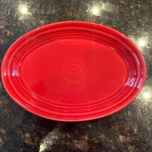 FIESTA kleiner Teller/ovale Platte scharlachrot 9 5/8" - Bild 1 von 3