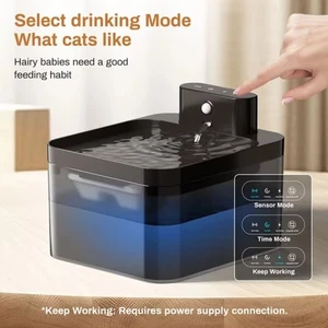 2.2L Pet Water Dispensers Wireless Pet Drinking Fountain - Picture 1 of 5