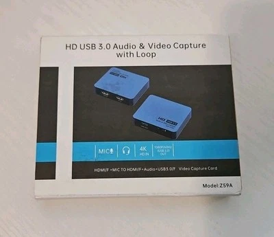 Captura de audio y video HD USB 3.0 con bucle, modelo Z59A Foto 1 de 2