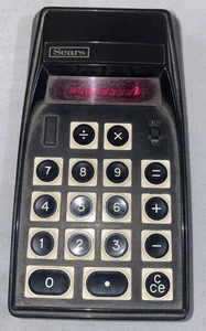 Vintage Sears Roebuck LED Calculator 728.58821 Portable Handheld Works! (ToteSSS - Picture 1 of 7