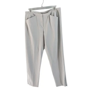 Raffaello Rossi Maxima Size 40 US 10 Cotton Blend Tapered Ankle Trouser Pants - Picture 1 of 10