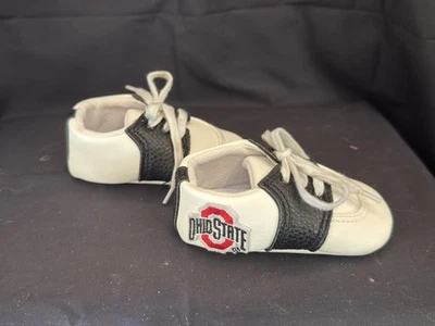 Zapatos de bebé Ohio State 6-12mo blanco y negro Foto 1 de 4