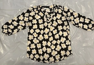 Jon and Anna Contemporary DAISY Button Down Shirt Blouse X-Large Long Sleeve - Picture 1 of 6