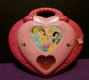 Computer Portatile Disney Principessa Cuore VTech Apprendimento Magico Cenerentola Belle - Foto 1 di 24