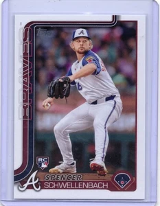 2025 Topps Series 1 - Spencer Schwellenbach #103 (RC) Atlanta Braves - Picture 1 of 2