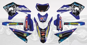 7014 GRAPHICS KIT FOR YAMAHA WR 250 R WR250R 2008 - Foto 1 di 1