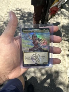 2025 SDCC Katara, the Fearless Avatar MTG Magic The Gathering Promo Card IN HAND - Picture 1 of 3