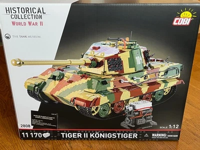 Cobi 2808 1:12 German PzKpfw VI Königstiger Sd.Kfz.182 11,000 stones original packaging! - Image 1 of 4