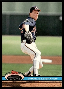 1991 Stadium Club Charlie Leibrandt Atlanta Braves #527 - Bild 1 von 2