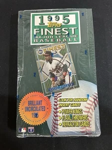 1995 Topps Finest Baseball Factory Sealed Hobby Wax Box 24 Packs - Bild 1 von 10