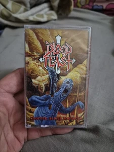 BLOOD FEAST - CHOPPED, SLICED & DICED RARE CASSETTE TAPE Thrash Metal Limit ED. - Picture 1 of 9