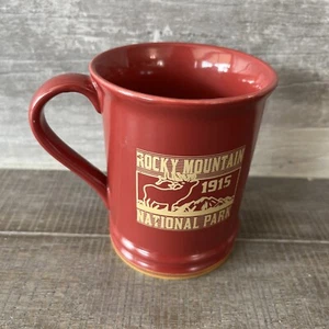 Rocky Mountain National Park Colorado Kaffeebecher Tasse Burnt Red 14 Oz - Bild 1 von 6