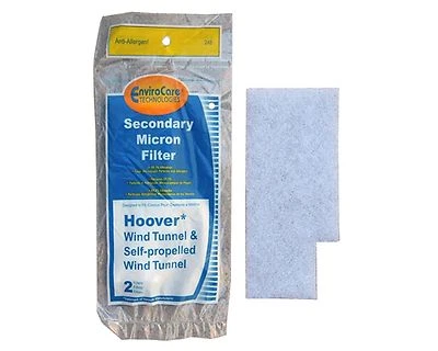 ENVIROCARE Hoover Windtunnel Secondary/Final Vacuum 2pk Filter - Generic