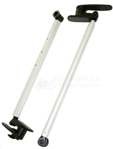 REPUESTOS PARA VENTANA DOMETIC S4 S5 22.5CM-32.5CM SOPORTE PUNTAL MANIJAS PLATA - Imagen 1 de 3