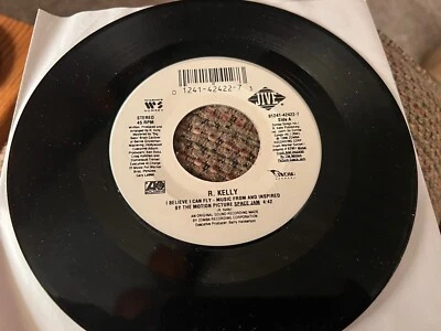 R Kelly - I Believe I Can Fly 45 RPM Record On Jive Records Label NM Vinyl 1996 Foto 1 de 4