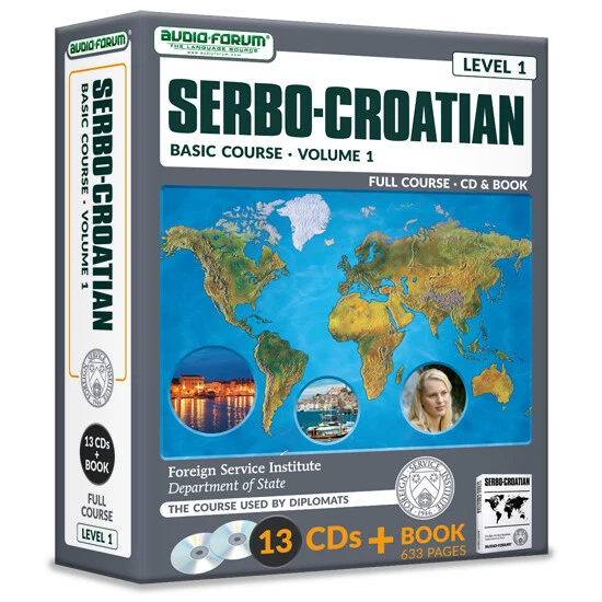 FSI: Basic Serbo-Croatian 1 (13 CDs/Book) by Foreign Service Institute  - Image 1 of 3