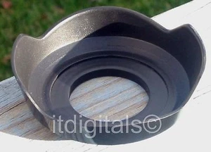 Capucha de lente de flor gran angular de 62 mm parasol rótula atornillable asiático de 62 mm de plástico - Imagen 1 de 2