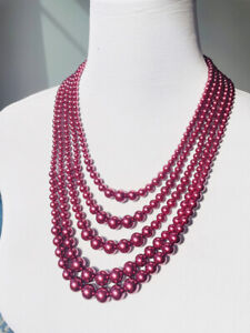 Heidi Daus "Age of Elegance" Black Beaded Crystal Necklace 4 colors