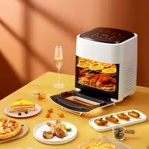 Friggitrice ad Aria SilverCrest 15L 1400W Cucina Senza Olio Schermo Touch LCD - Foto 1 di 10