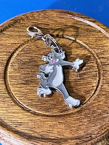 Tom & Jerry Enamel Charm For Bracelets, Necklaces, Keychains & Zipper Pulls - Picture 1 of 7