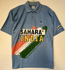 Sahara India Cricket Jersey Polo Shirt Men's XL (42) Blue NEVER WORN NEW