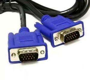 Câble VGA SVGA Mâle vers VGA Mâle SVGA 1,40 m - Photo 1/1