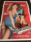MASCARA LISA DELEUV CINTRICE  TRI FOLD  X-RATED ADULT MOVIE POSTER NM