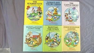 DISNEY - "AN ADVENTURE IN" BOOK SERIES - 6 HARDCOVER STORYBOOKS - Picture 1 of 2